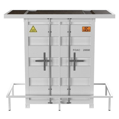 Stół barowy z listwą LED i czystymi liniami