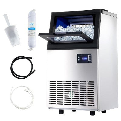 Wytwornica lodu ze stali nierdzewnej z funkcją samooczyszczania