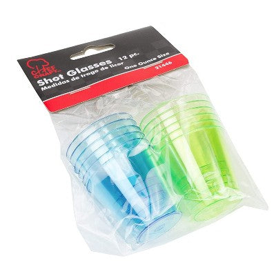 Jednorazowe małe kieliszki 30 ml, zestaw 12 sztuk