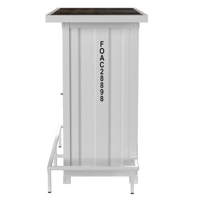 Stół barowy z listwą LED i czystymi liniami